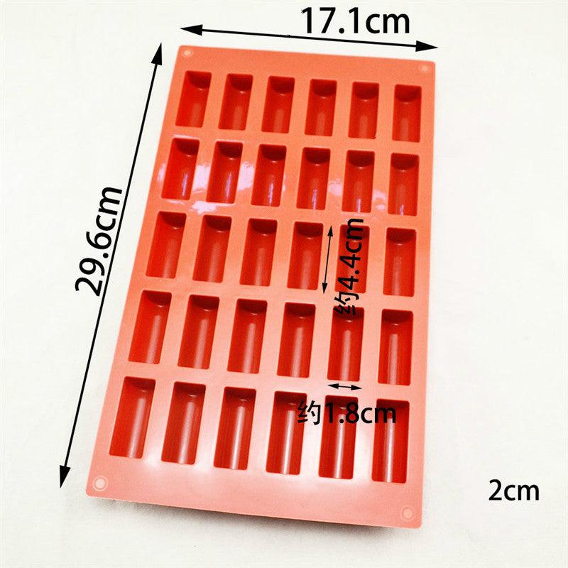 30 Hole Silicone Cake Mold Chocolate Baking Candy Dessert Mould