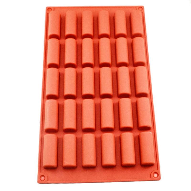 30 Hole Silicone Cake Mold Chocolate Baking Candy Dessert Mould