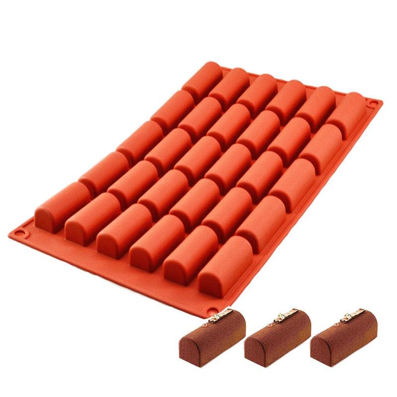 30 Hole Silicone Cake Mold Chocolate Baking Candy Dessert Mould