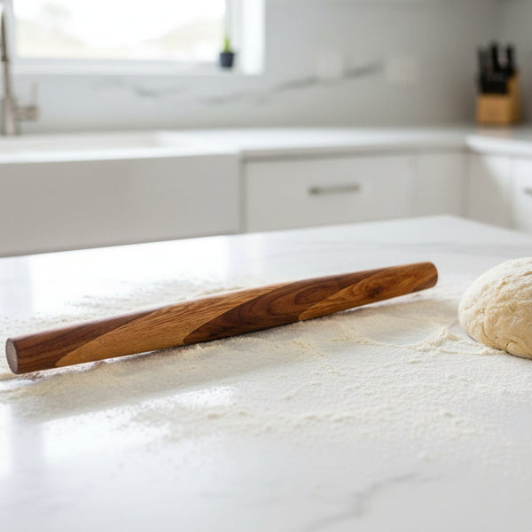 French Rolling Pin Wooden Dough Baking Kitchen Tool
