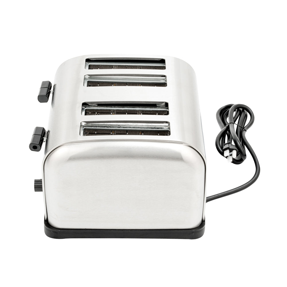Hi Tek 4 Slice Stainless Steel Commercial Toaster 1.5 Inch Slots