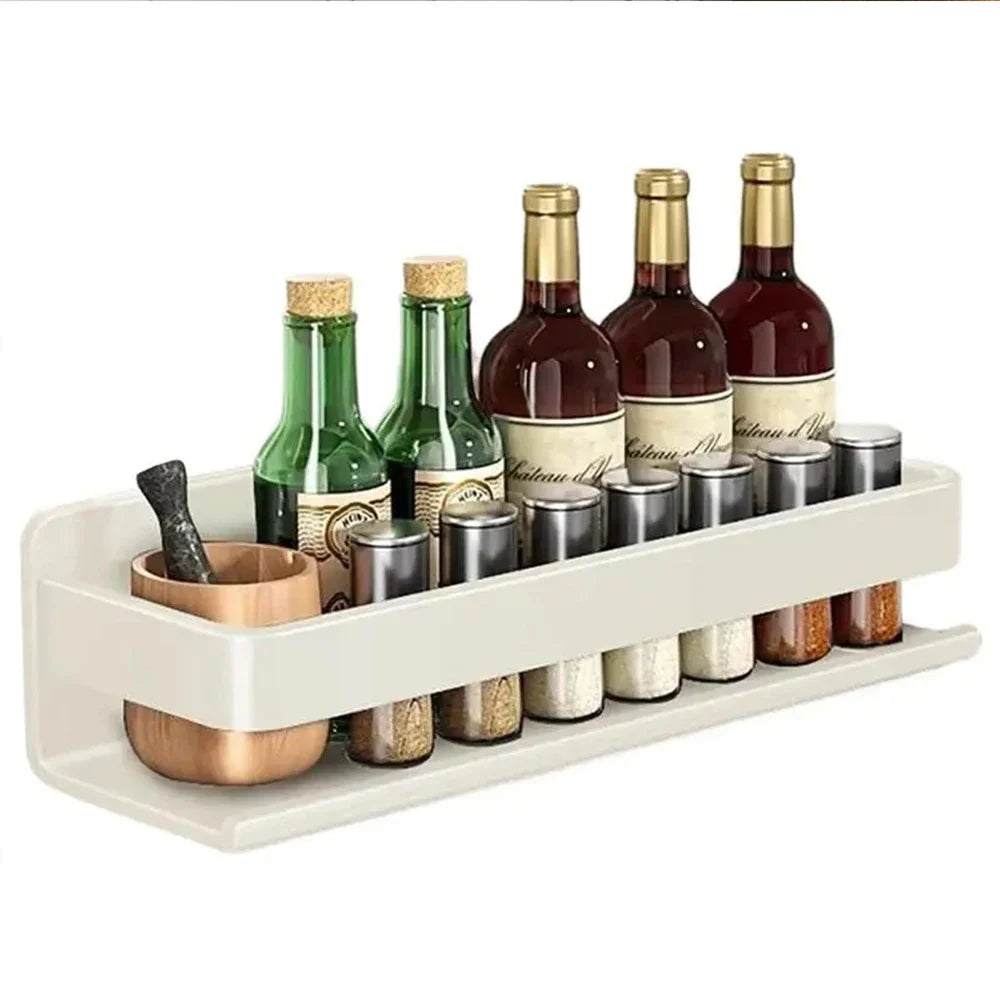 Wall Mounted Bathroom Shelf Spice Rack Organizer Storage Kitchen Rack