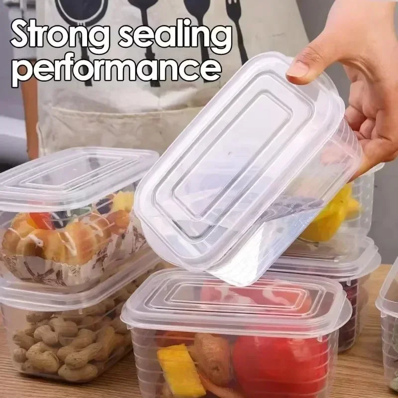 Refrigerator Meat Storage Box Food Fresh Crisper Container with Lid