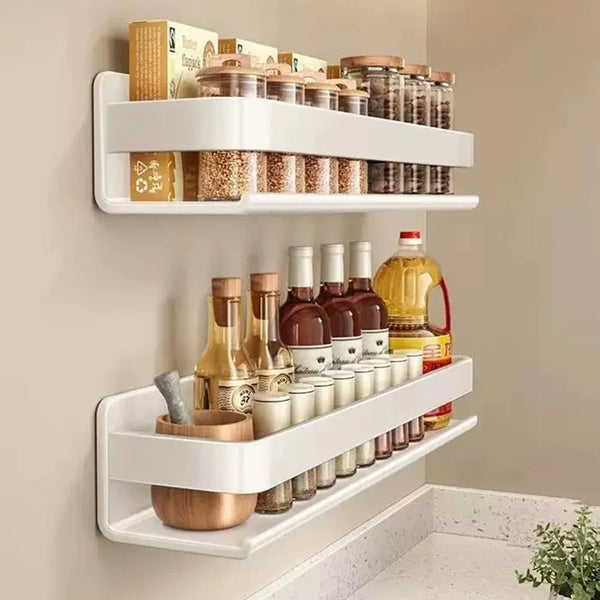 Wall Mounted Bathroom Shelf Spice Rack Organizer Storage Kitchen Rack