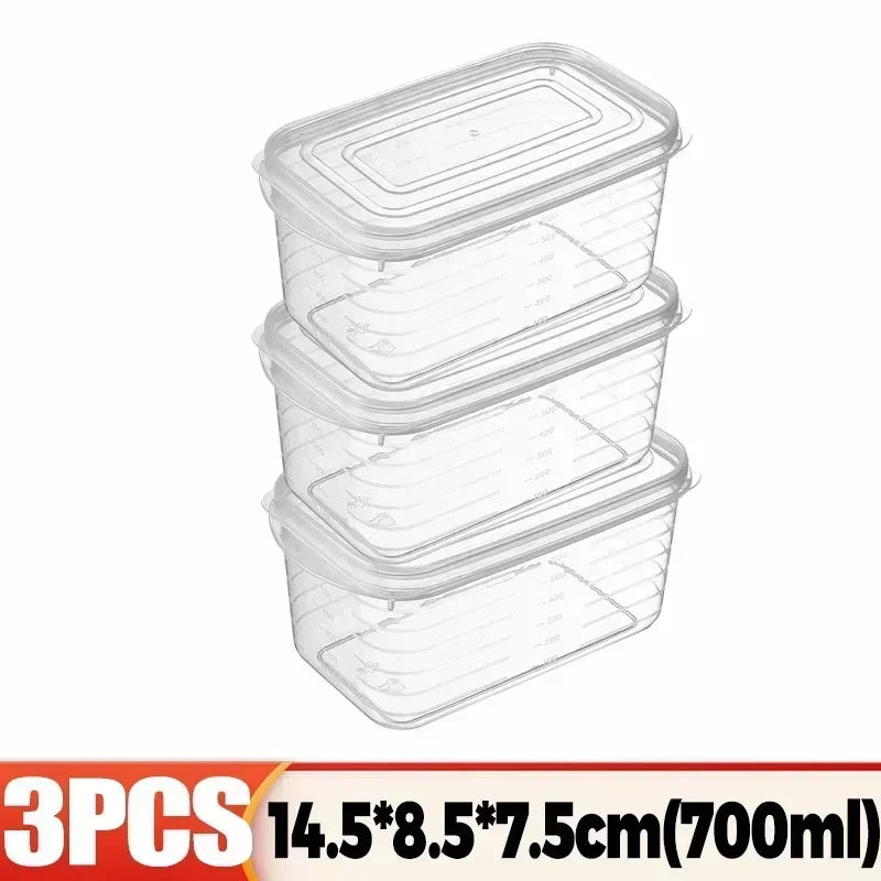 Refrigerator Meat Storage Box Food Fresh Crisper Container with Lid