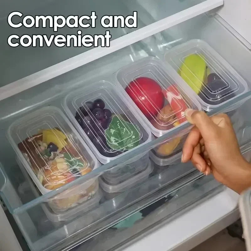 Refrigerator Meat Storage Box Food Fresh Crisper Container with Lid
