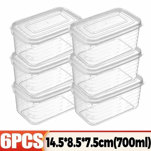 Refrigerator Meat Storage Box Food Fresh Crisper Container with Lid