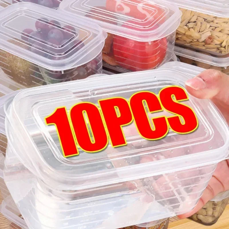 Refrigerator Meat Storage Box Food Fresh Crisper Container with Lid