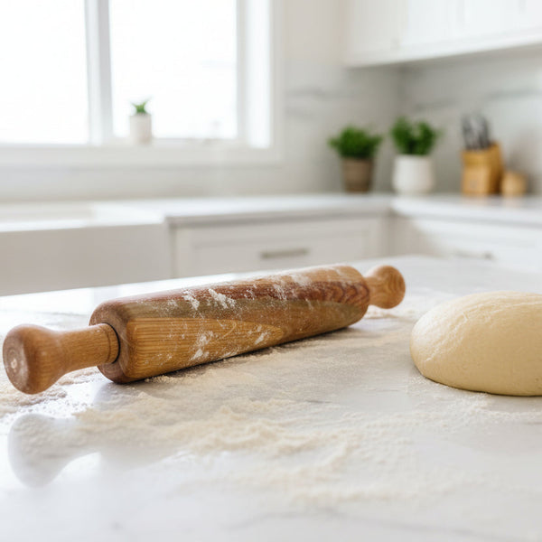 Wooden Rolling Pins Baking Dough Roller Kitchen Cooking Tool Set