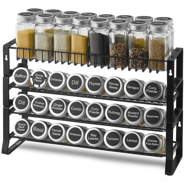 Spice Rack Organizer Cabinet Kitchen Countertop Seasoning Storage Rack