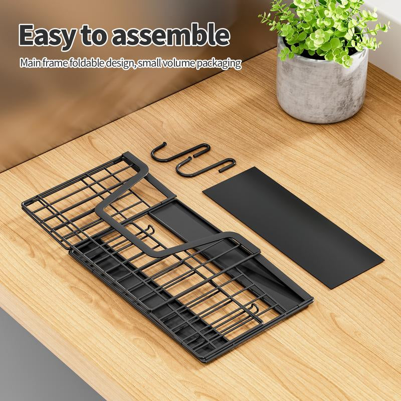 San Dream Magnetic Fridge Shelf Organizer Spice Rack Basket Set