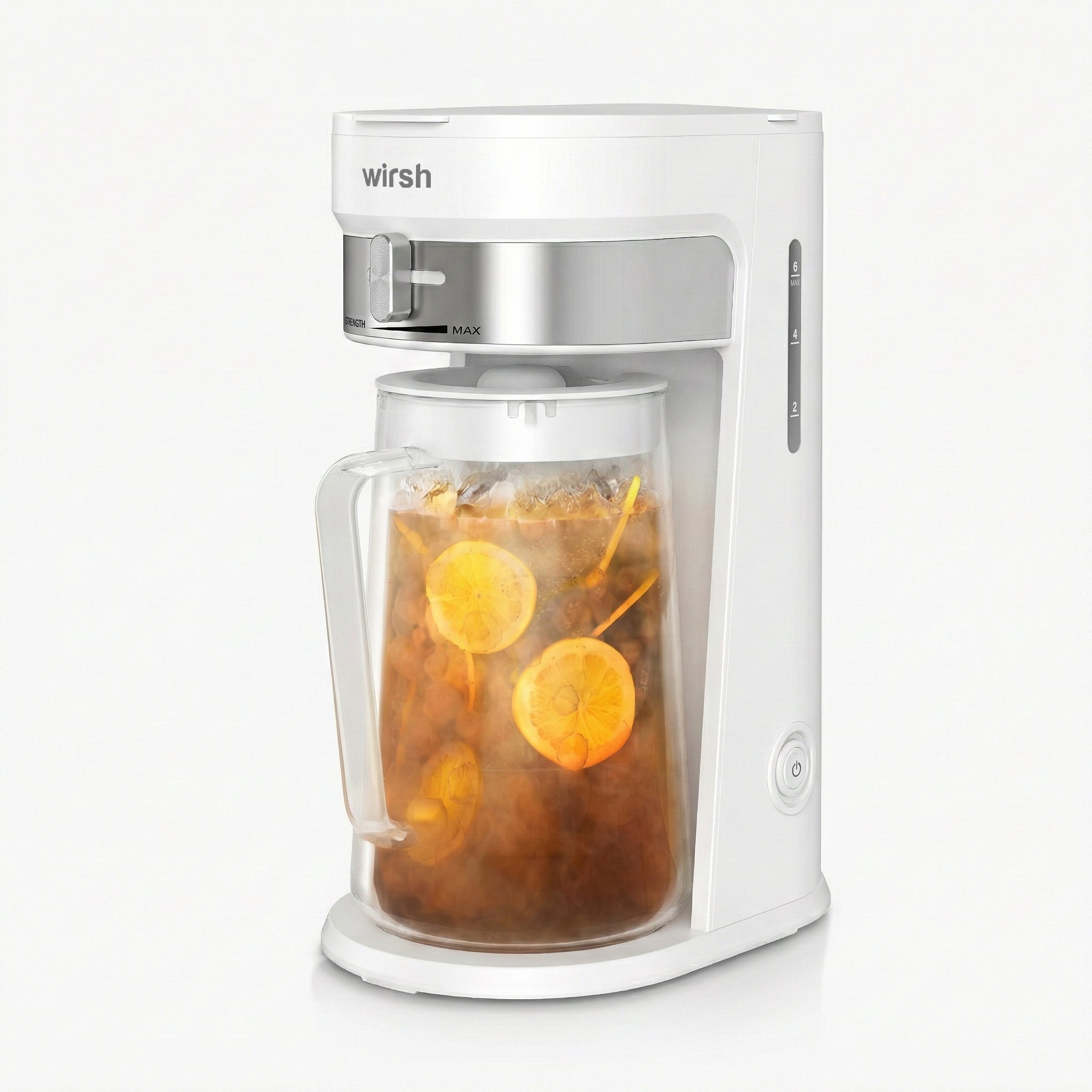 Wirsh Iced Coffee and Tea Maker 85 Ounce Pitcher Strength Control